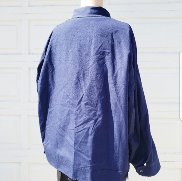 London Fog Blue Waistcoat - Picture 3 of 4